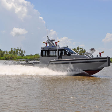 Barco profesional barco de bomberos - 55 DEFIANT  - Metal Shark Aluminum Boats - intraborda / de aluminio