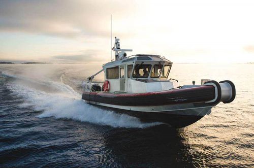 Barco profesional barco de vigilancia - 9M  - Metalcraft Marine Inc - intraborda / de aluminio / embarcación neumática semirrígida