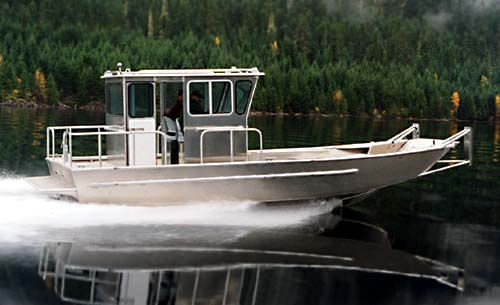 Barco profesional barco de desembarco - Bullnose 24 SV - Metalcraft Marine Inc - hidrojet intraborda / de aluminio