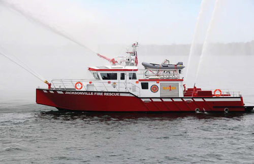 Barco profesional barco de bomberos - FireStorm 70 - Metalcraft Marine Inc - hidrojet intraborda / de aluminio