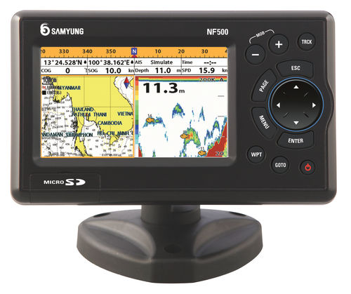 Instrumento multifuncional marino plotter - N500/NF500  - Navis USA LLC - DGPS / WAAS / marino