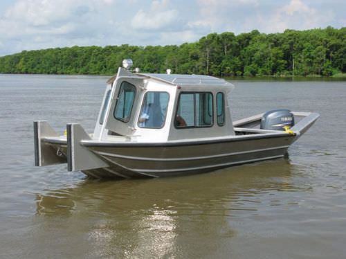 Barco profesional barco de trabajo - 2072VWB1 - Scully's Aluminum Boats - fueraborda / de aluminio