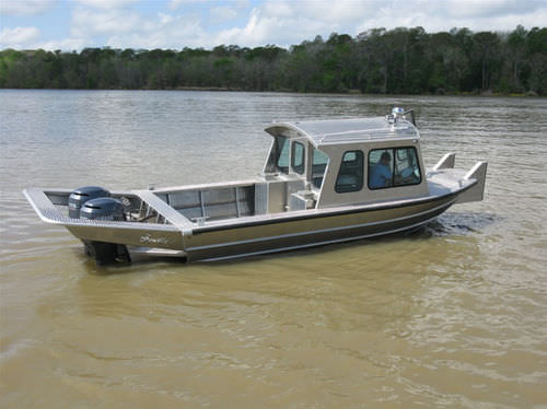 Barco profesional barco de trabajo - 2284VWB2 - Scully's Aluminum Boats - fueraborda / de aluminio