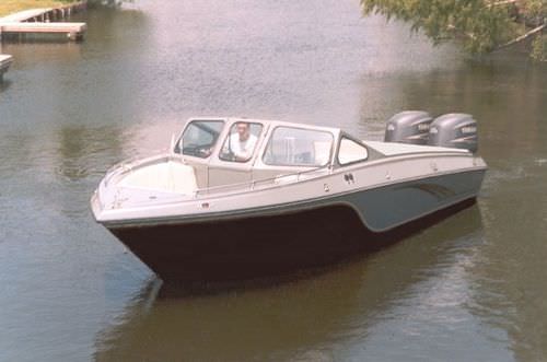 Runabout fueraborda - Sportsman28 - Scully's Aluminum Boats - bimotor / bow-rider
