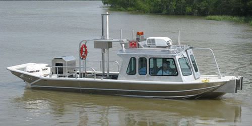 Barco profesional barco de trabajo - 2684DVWB2 Survey - Scully's Aluminum Boats - fueraborda / de aluminio