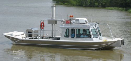 Barco profesional barco hidrográfico - 2684DVWB2 - Scully's Aluminum Boats - intraborda / de aluminio