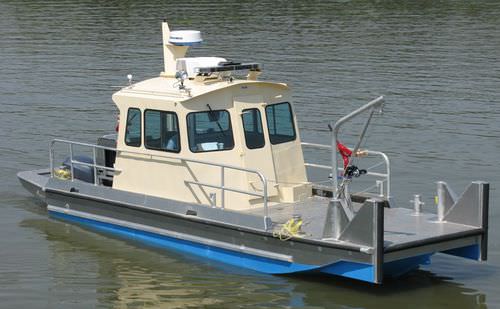 Barco profesional barco de salvamento - 3010BV - Scully's Aluminum Boats - fueraborda / de aluminio