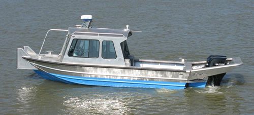 Barco profesional barco de trabajo - 2284DVWB2 - Scully's Aluminum Boats - fueraborda / de aluminio