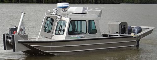 Barco profesional barco de trabajo - 2484VWB2 - Scully's Aluminum Boats - fueraborda / de aluminio