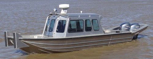 Barco profesional barco de trabajo - 2884VWB2 - Scully's Aluminum Boats - fueraborda / de aluminio