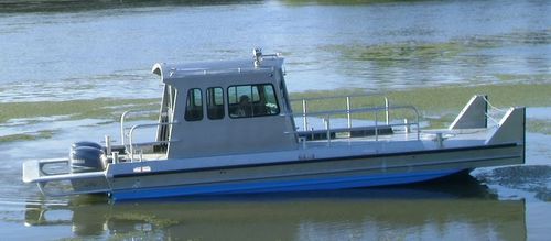 Barco profesional gabarra de trabajo - 3010BV - Scully's Aluminum Boats - fueraborda / de aluminio