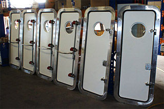 Puerta para buque - SERIES ALUMINIUM - THORMARINE - resistente al agua