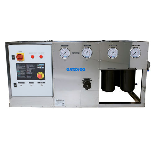 Desalinizador para yate - Mega 600 - Osmosea Srl - para buque / de ósmosis inversa / 380V