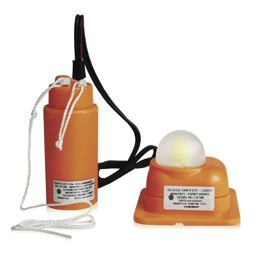 Luz de señalización para balsa salvavidas - R.EXT1 - Daniamant - blanca / con batería