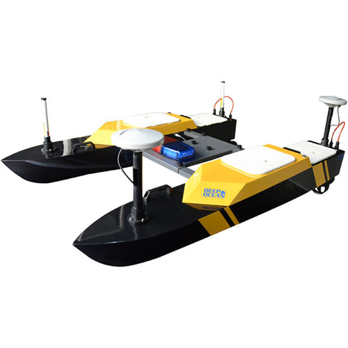 Vehículo no tripulado marino para estudios hidrográficos - PHANTOM® H-1750 USV - Deep Ocean Engineering - para mediciones ambientales / teledirigido / mini catamarán