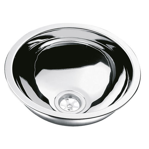fregadero redondo acero inoxidable