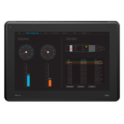Terminal de operador marina - 15 HB  - Beijer Electronics - con pantalla táctil PCT