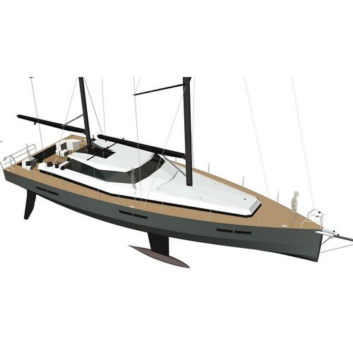 Yate de vela de crucero - Soler-52  - Morozov Yachts - con popa abierta / de aluminio / con quilla retráctil