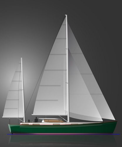 Yate de vela de regata y crucero - M55 VERA - Morozov Yachts - con 3 camarotes / con center cockpit / con cockpit cerrado