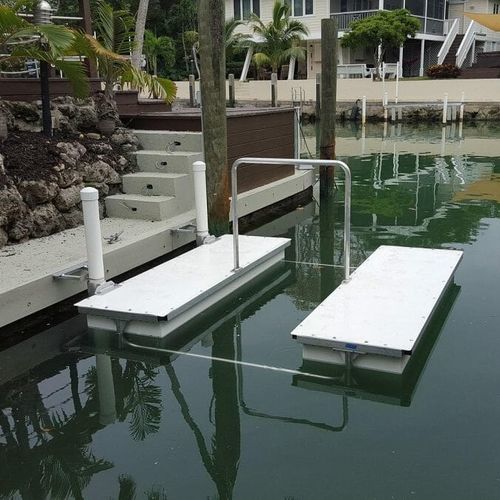 Rampa para botar embarcaciones kayak - AccuDock - flotante para canoa