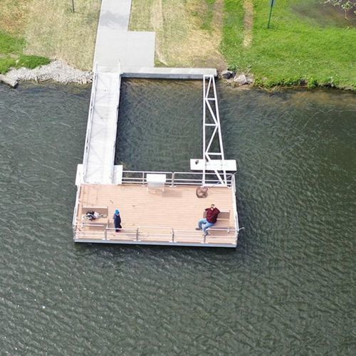 Pantalán flotante - AccuDock - de amarre / para la pesca