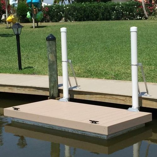 Pantalán flotante - Willy Dock - AccuDock - de amarre / para canoa-kayak