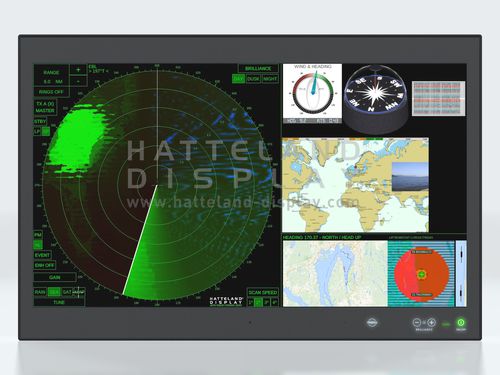 Pantalla para buque - HD 32T22 MVD - Hatteland Display AS - multifunción / PC / sistema de navegación
