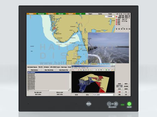 Pantalla para buque - HD 19T22 MMD - Hatteland Display AS - multifunción / PC / sistema de navegación