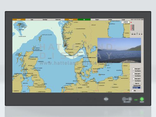 Pantalla para buque - HD 24T22 MMD - Hatteland Display AS - multifunción / PC / sistema de navegación