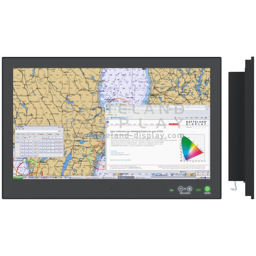 Panel PC para buque - HD 24T22 MMC - Hatteland Display AS - empotrable / compacto
