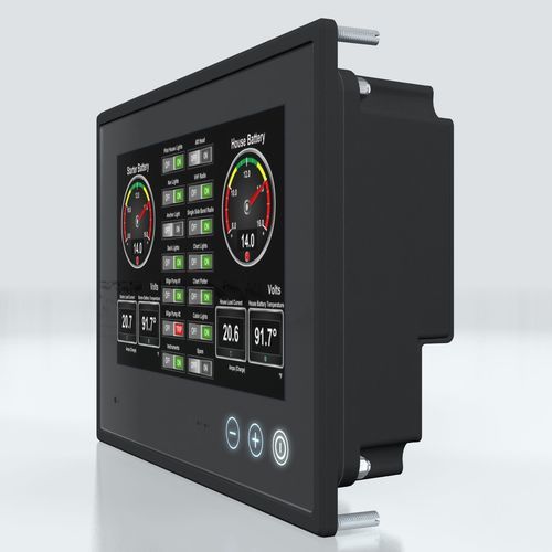 Panel PC para buque - HD 08T30 MMC - Hatteland Display AS - empotrable / táctil / embarcado
