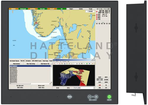Pantalla para buque - HD 19T21 STD - Hatteland Display AS - multifunción / PC / sistema de navegación
