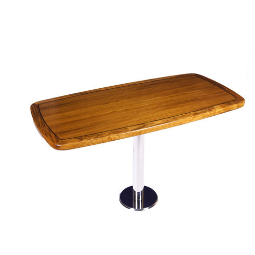 Mesa de cockpit para yate - Rectangular - Release Marine - fija / de teca