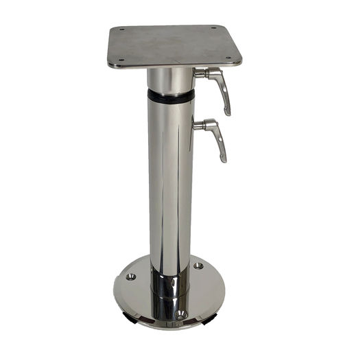 Pie de mesa ajustable - Quick-Remove Hi-Low - Release Marine - de acero inoxidable