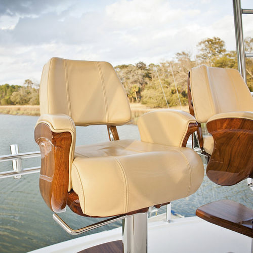 Asiento piloto - Trillion  - Release Marine - para barco / con reposabrazos / respaldo alto