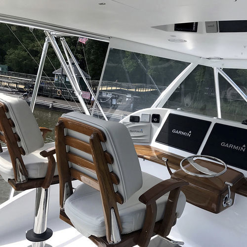 Silla estándar para barco - Carolina  - Release Marine - con reposabrazos / de aluminio