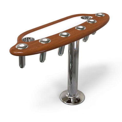 Portacañas para barco - FS 6-1 - Release Marine - múltiple / empotrado / de madera