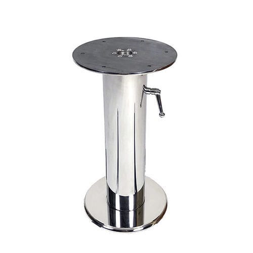 Pie de mesa ajustable - 4.5" Hi-Low - Release Marine - de acero inoxidable