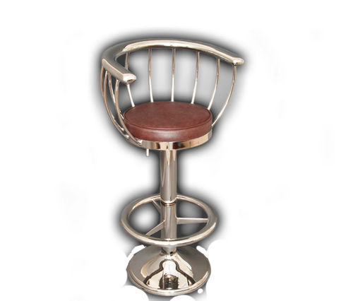 Taburete de bar base redonda - SS-1 - Release Marine - para buque / para yate / de acero inoxidable
