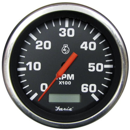 Cuentarrevoluciones analógico - TC9132 - Beede Electrical Instrument - para barco / con contador de horas para motor