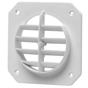Rejilla de ventilación para barco - ROUND LOUVERED - Detmar - de plástico