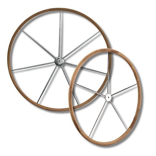 Rueda de timón para velero - Edson Marine - de teca