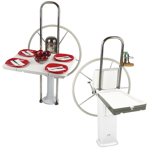 Mesa para barco - 737WH - Edson Marine - plegable / de polietileno