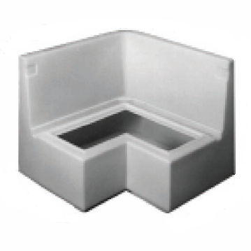 Banqueta para barco pontón - 80-8598-02 - Kracor - para 2 personas / con cofre / de esquina