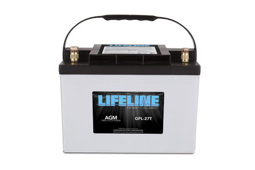 Batería marina - GPL-27T - Lifeline Batteries - 12 V / plomo / AGM