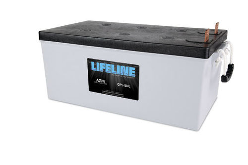 Batería marina - GPL-8DL - Lifeline Batteries - 12 V / plomo / AGM