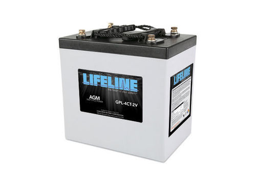 Batería marina - GPL-4CT-2V  - Lifeline Batteries - 2V / plomo / AGM