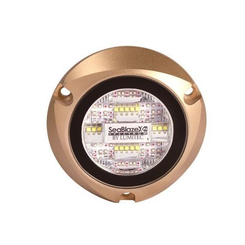 Iluminación subacuática para barco - SeaBlaze X2 - Lumitec Lighting - LED / de bronce