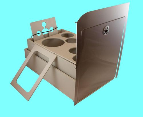 Caja de almacenamiento para barco - Metal Moulding - empotrable / de polietileno