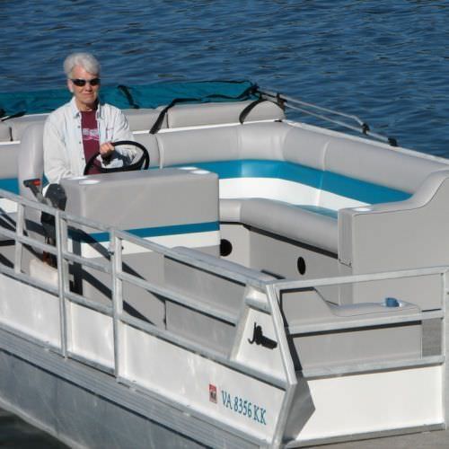 Banqueta para barco pontón - FR05 - Veada Industries - para tres personas
